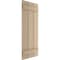 Ekena Millwork Rustic Three Board Joined Board-n-Batten Rough Cedar Faux Wood Shutters, 16 1/2W x 28H, PR SHUBJS16X28RCPR - alternate 9